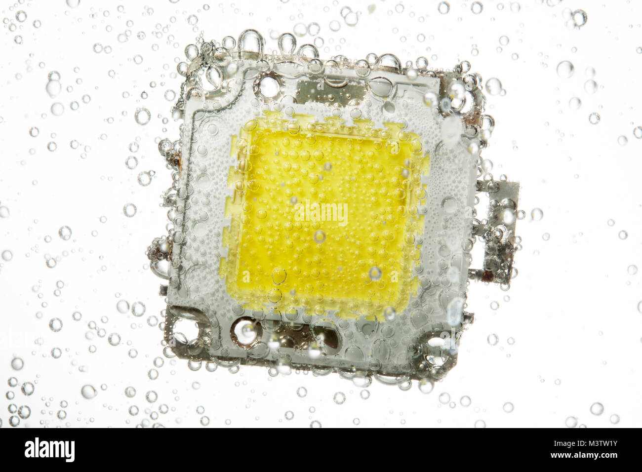 powerful LED crystal in bulb Stock Photo - Alamy