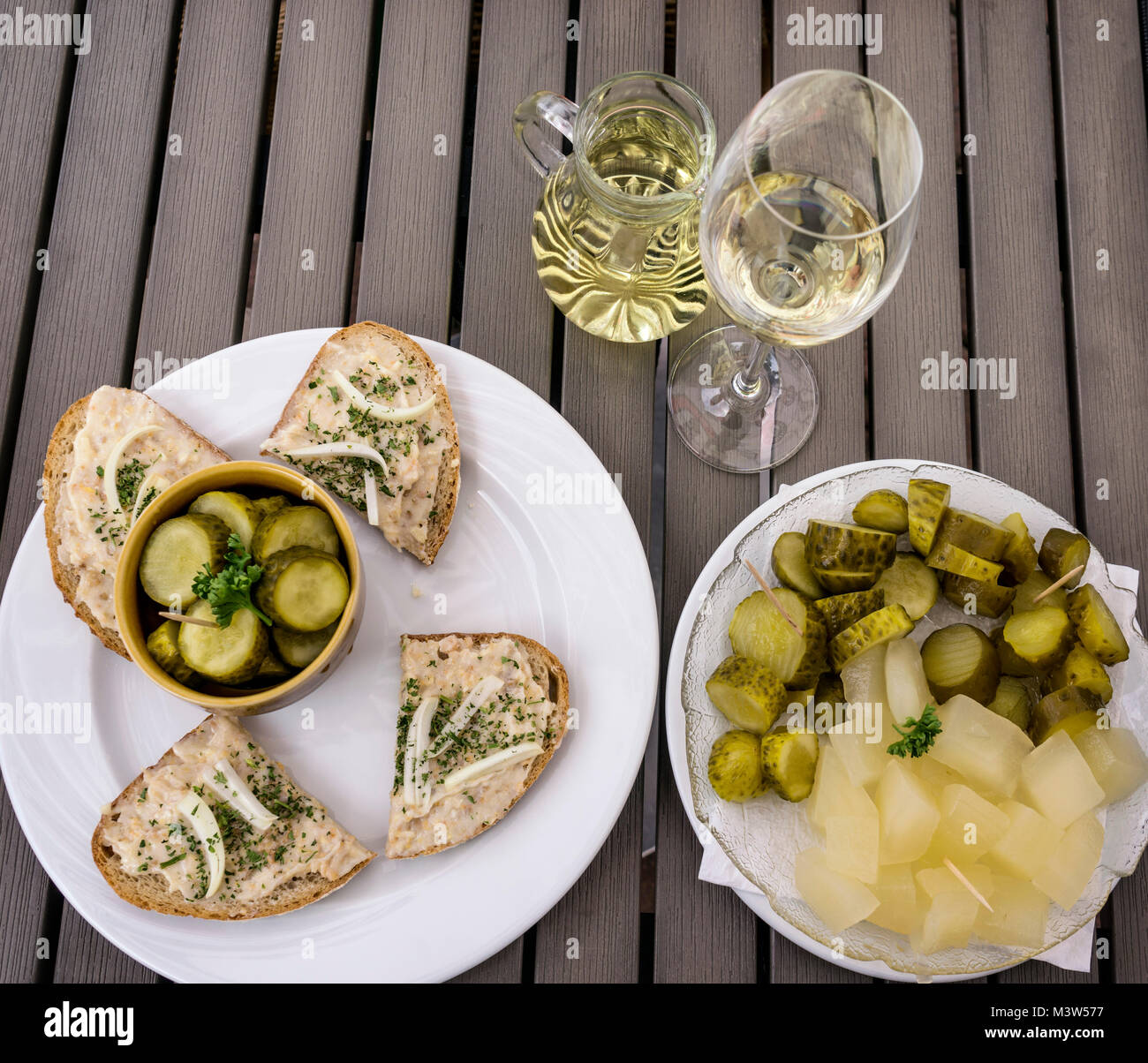 Spreewald cucumber, Brandenburg, Germany Stock Photo