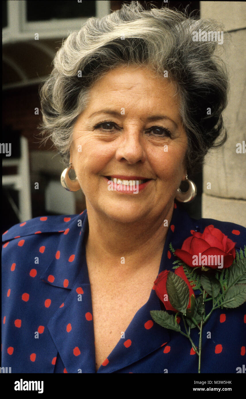 Betty Boothroyd, Baroness Boothroyd, Labour politician Stock Photo