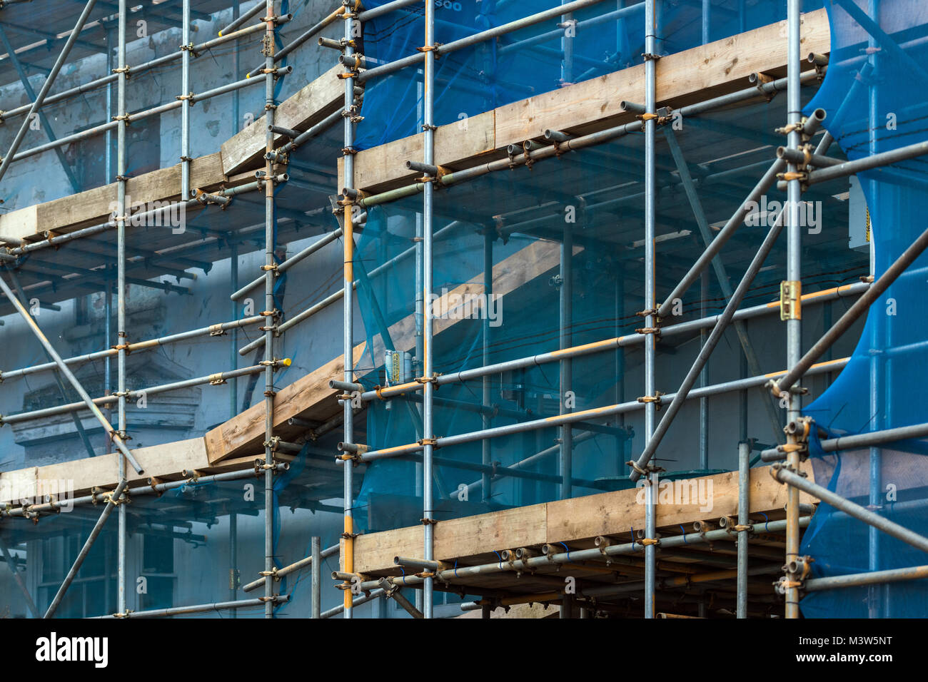 Close up of the Scaffolding site Stock Photo - Alamy