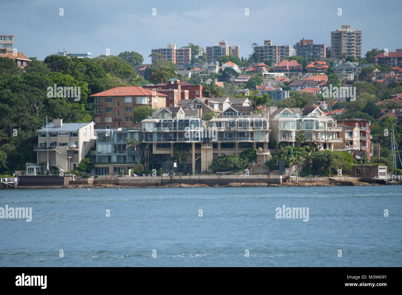 Houses Around Sydney Harbour Stock Photo Alamy