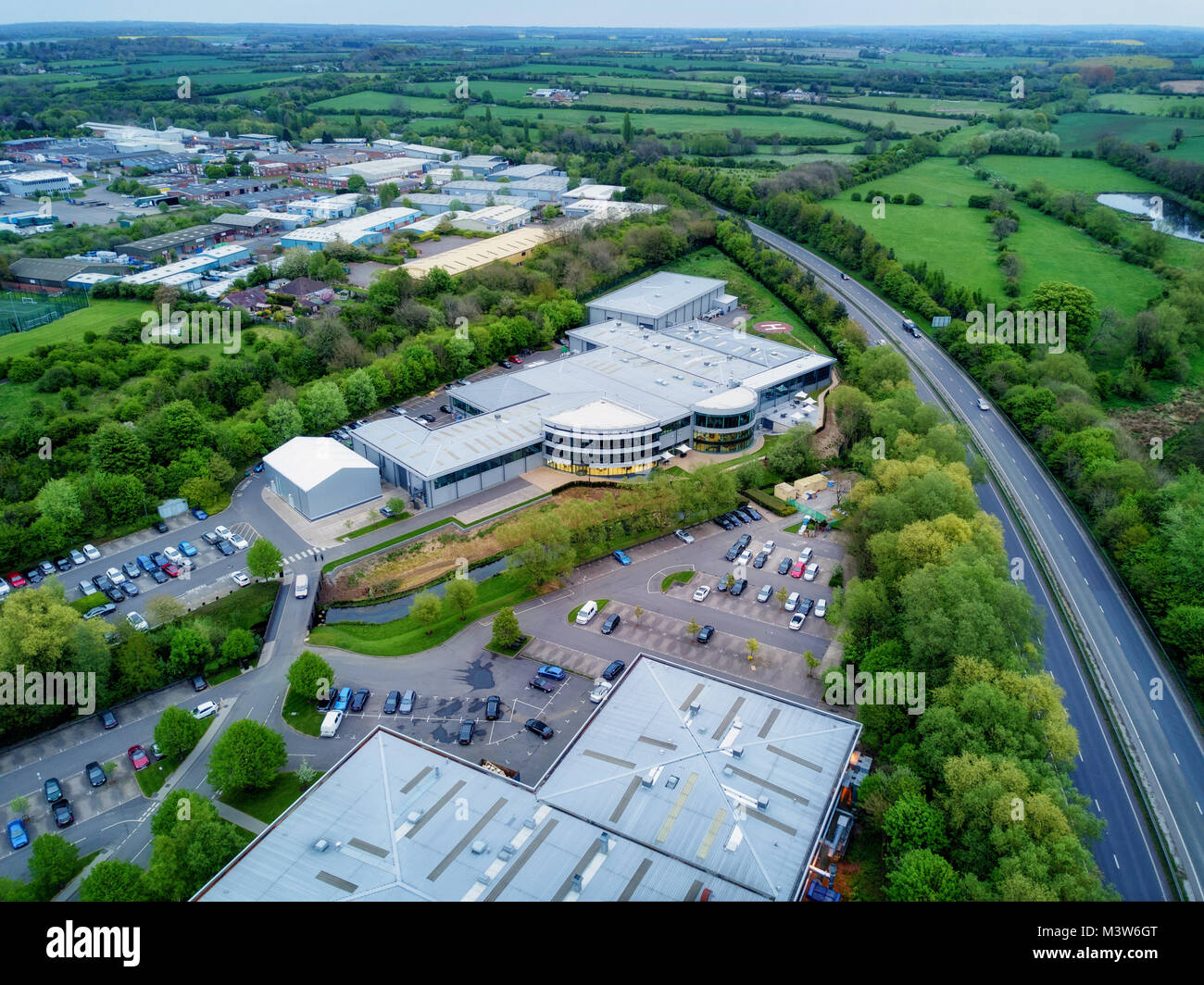 Mercedes F1 Brackley United Kingdom taken in 2015 Stock Photo