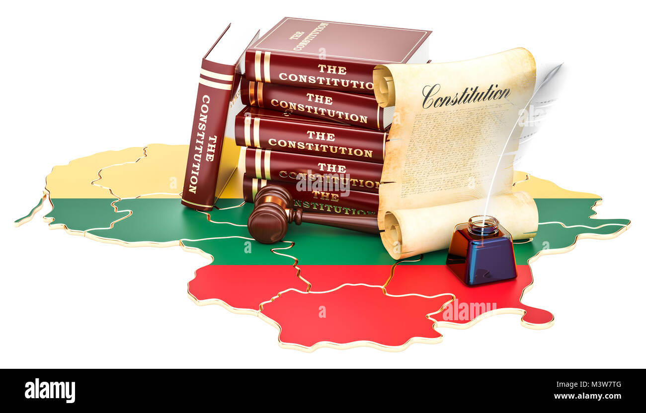 Constitution of Lithuania concept, 3D rendering Stock Photo Alamy