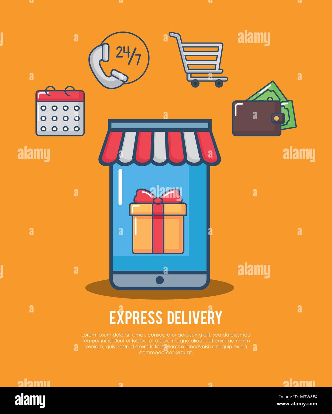 Express delivery design Stock Vector Image & Art Alamy