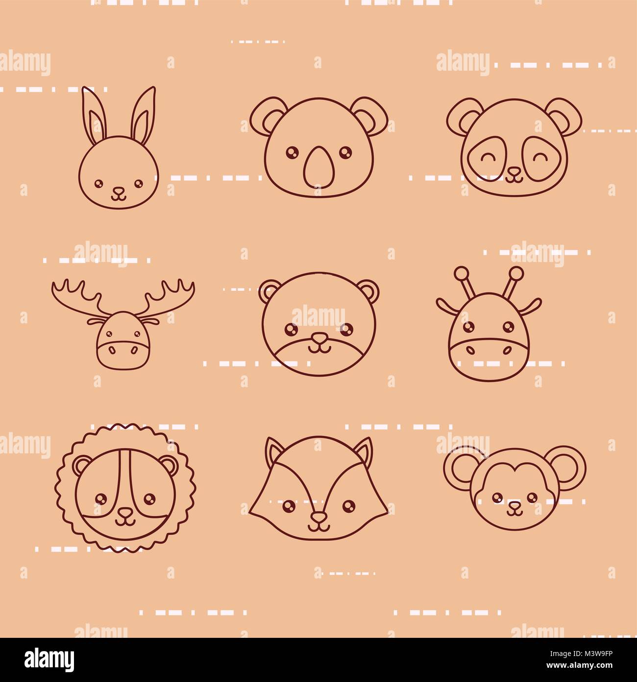 Cute animals design Stock Vector Image & Art Alamy