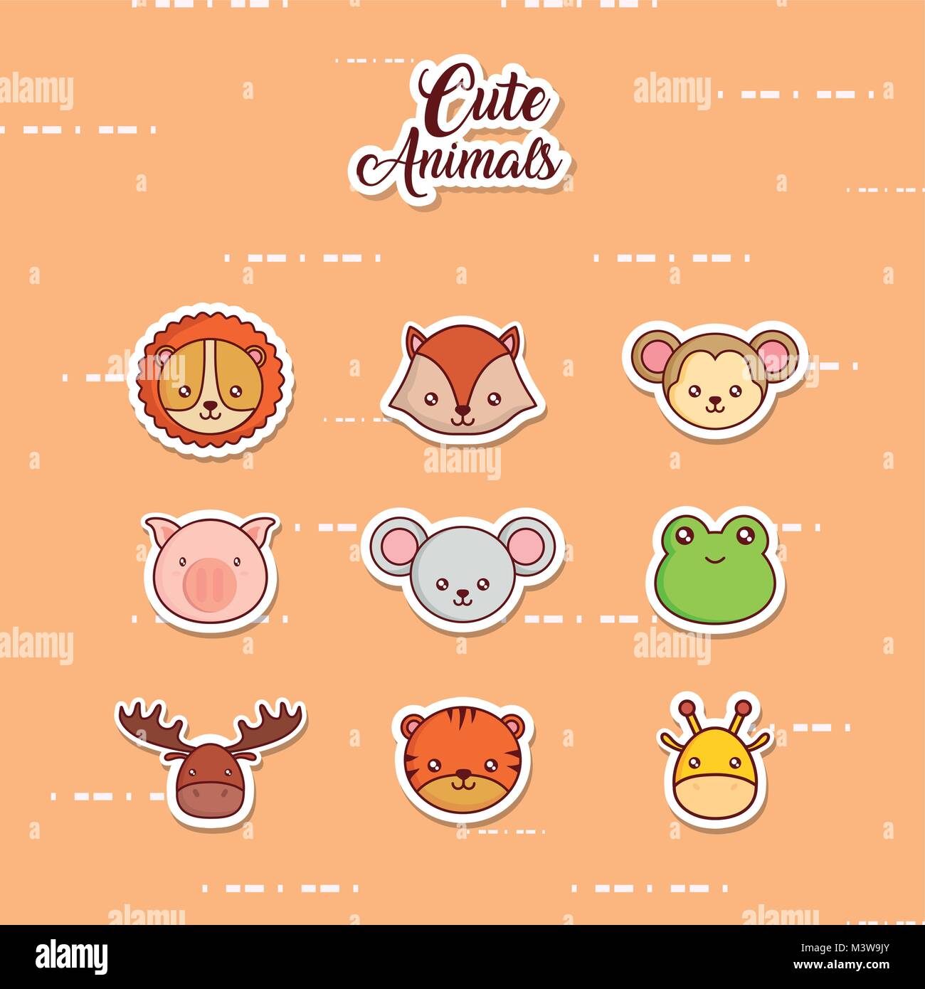 Cute animals design Stock Vector Image & Art Alamy