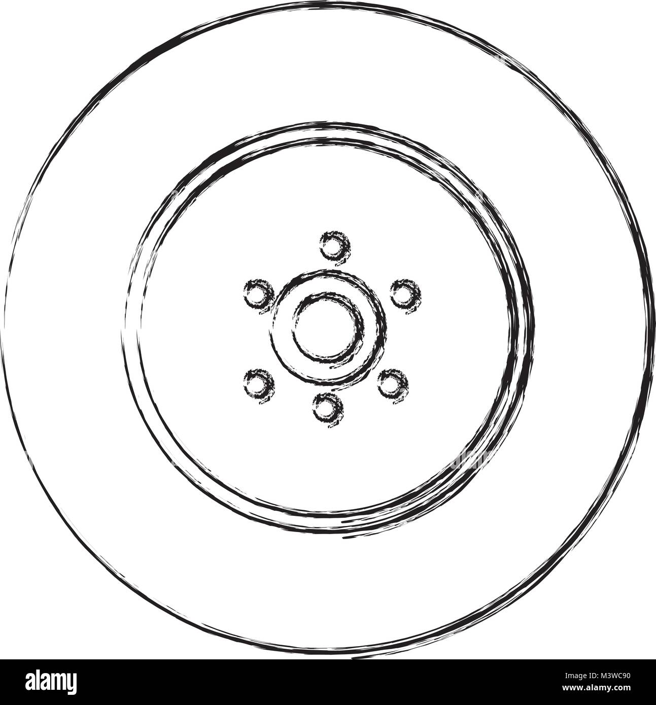 car wheel isolated icon Stock Vector Image & Art - Alamy