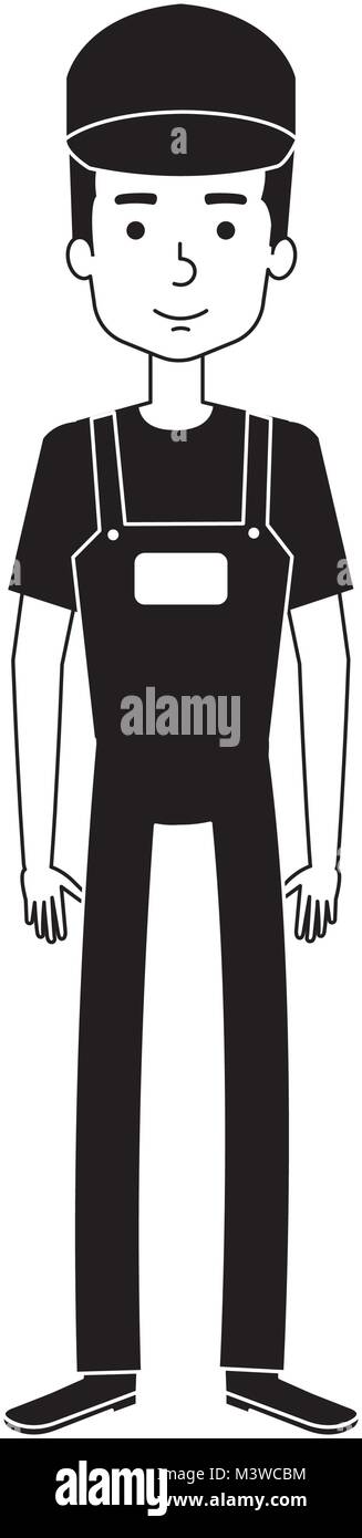mechanic worker avatar character Stock Vector Image & Art - Alamy