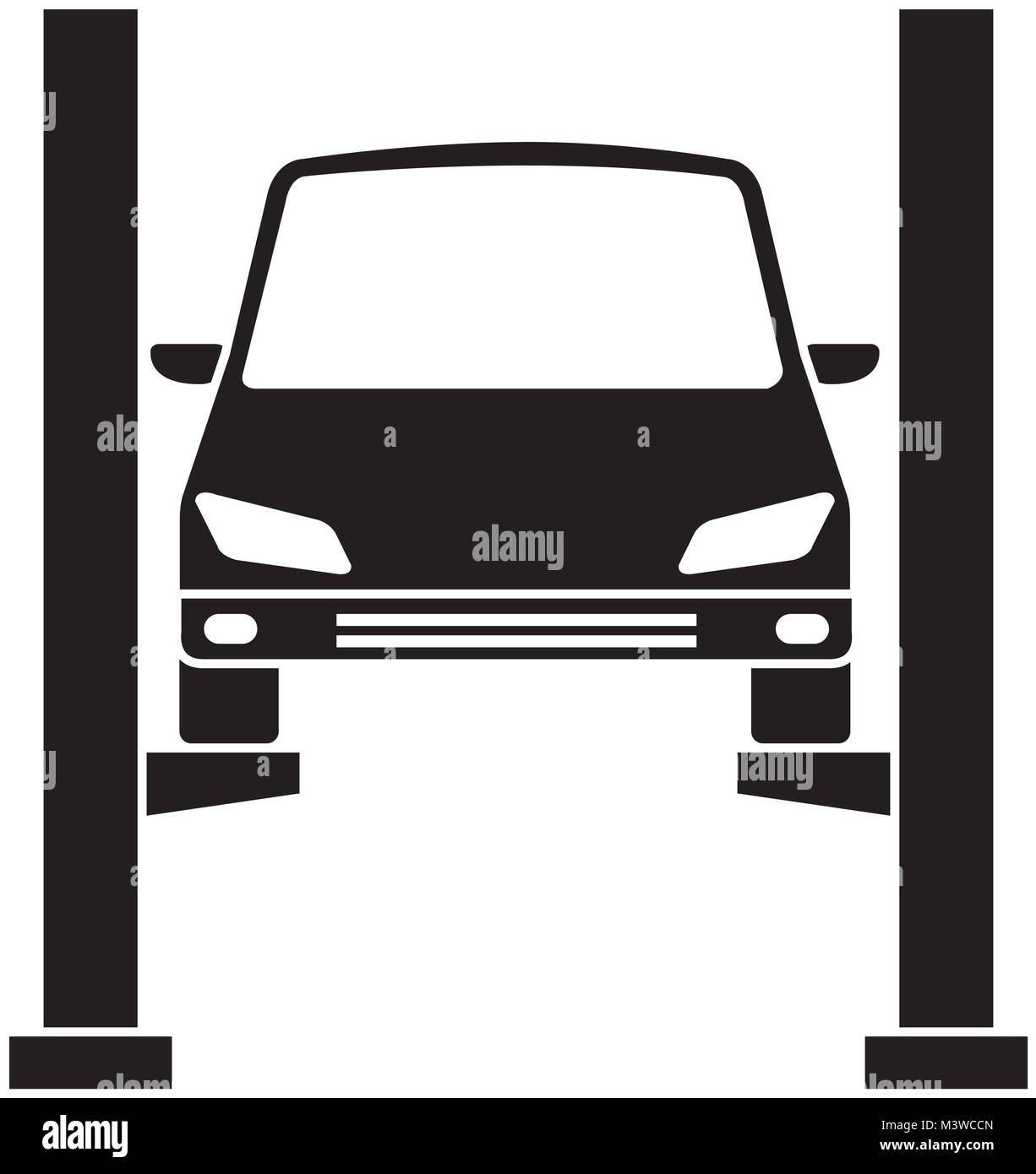 car in synchronization platform Stock Vector Image & Art - Alamy