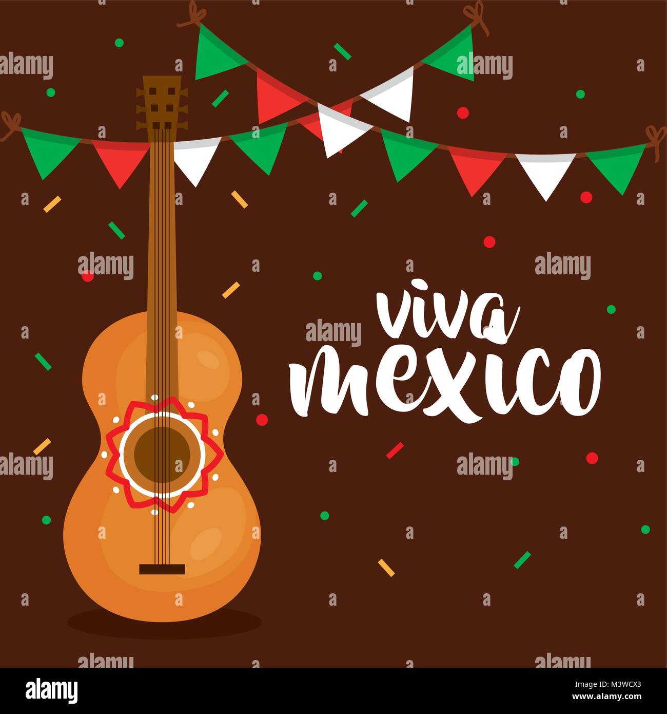 Viva mexico guitar instrument hi-res stock photography and images - Alamy