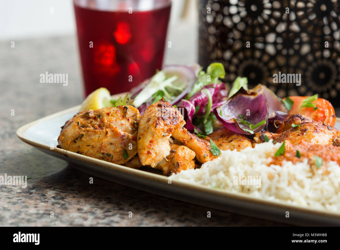 Moroccan mixed grill Stock Photo