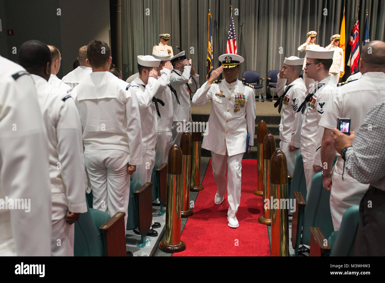 KEYPORT, Wash. (June 09, 2017) Cmdr. Melvyn Naidas, from Agana, Guam ...