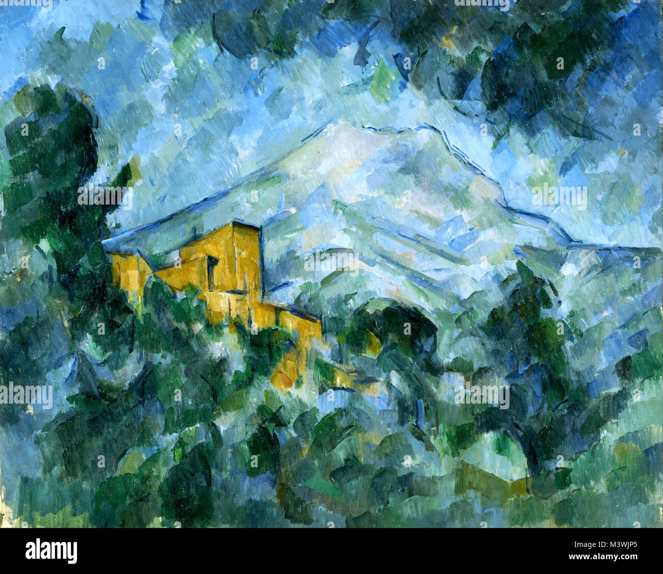 Paul Cézanne, Mont Sainte-Victoire and Château Noir 1904 - 1905 Stock Photo