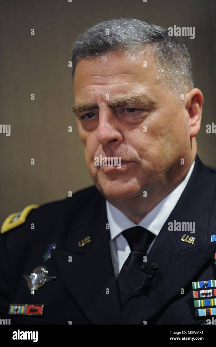 Gen. Mark A. Milley, 39th Chief of Staff, United States Army answers
