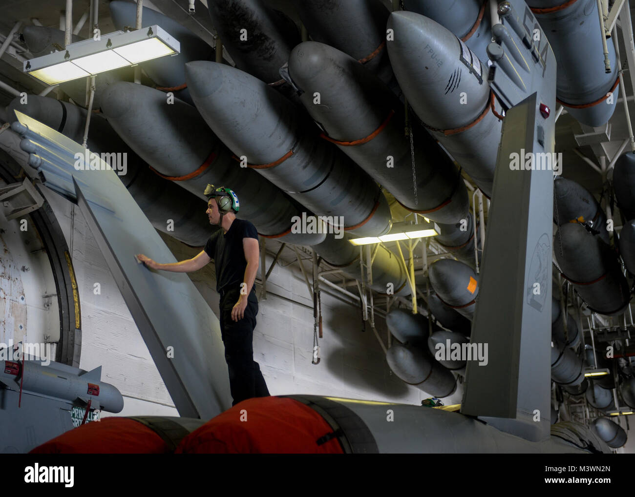 ARABIAN GULF (Aug. 3 2017) U.S. Navy Aviation Structural Mechanic (E