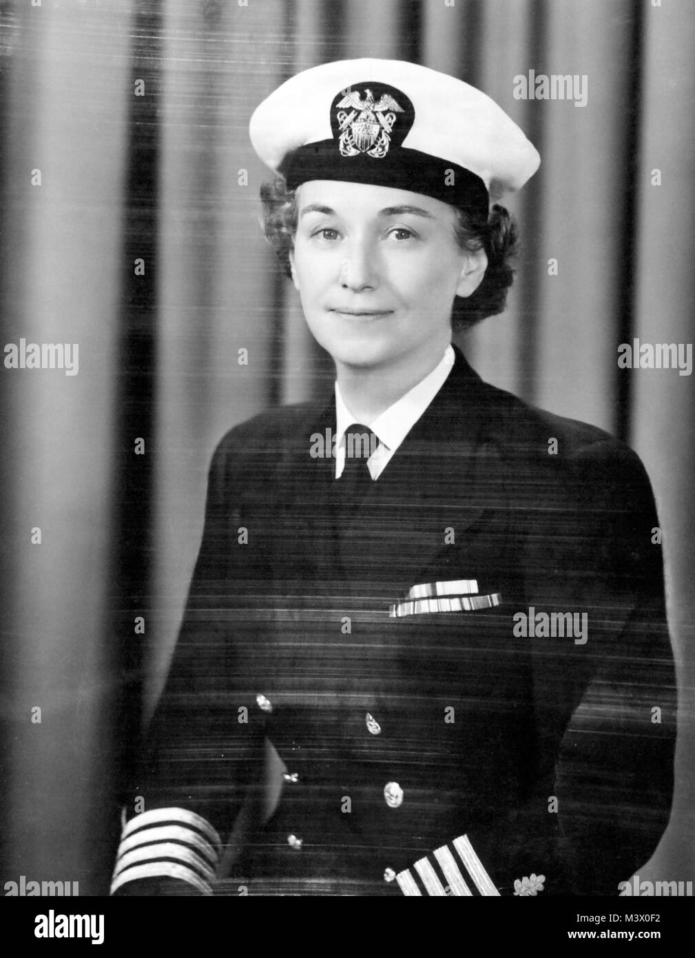 80G412873 Captain Winnie Gibson, NC, USN, March 16, 1950. Official U