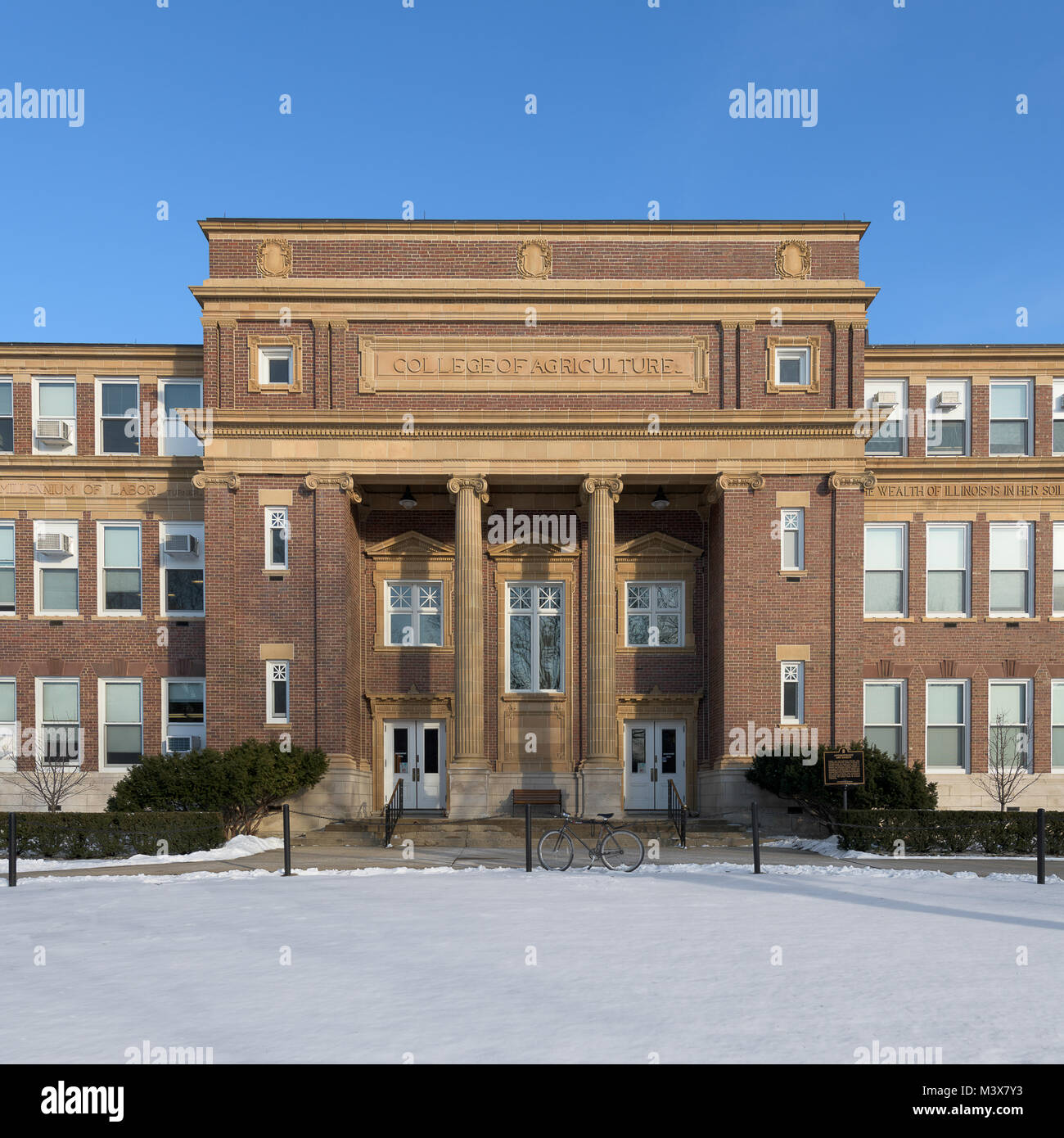 The Old Agriculture Building, or Davenport Hall, on the campus of the