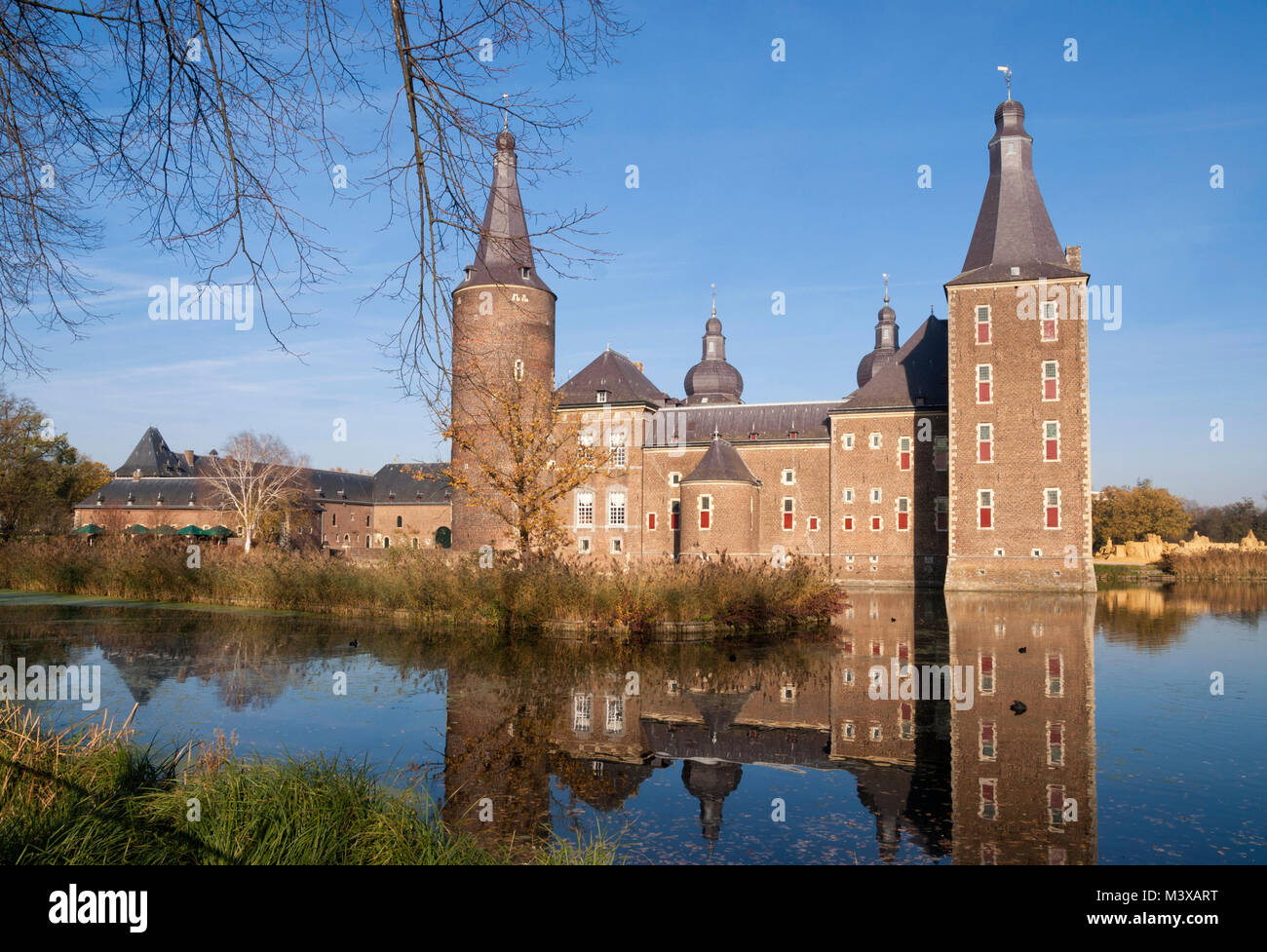 Medieval castle Hoensbroek Stock Photo