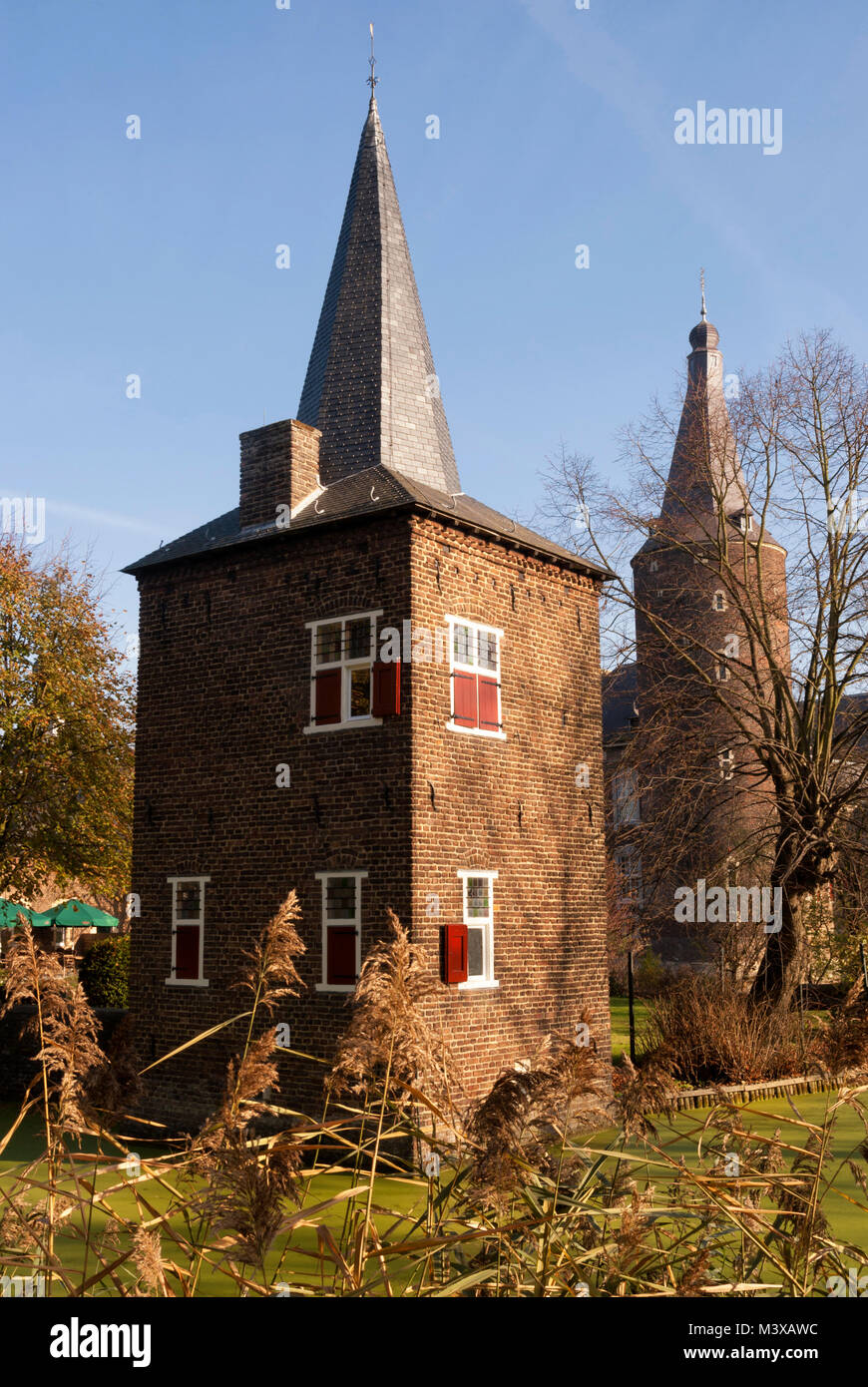 Medieval castle Hoensbroek Stock Photo