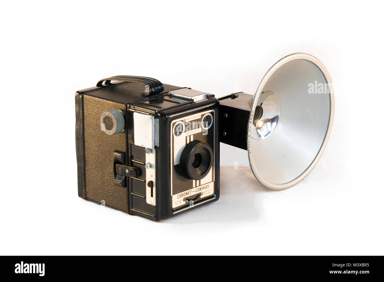 Coronet Conway box camera with flash Stock Photo - Alamy
