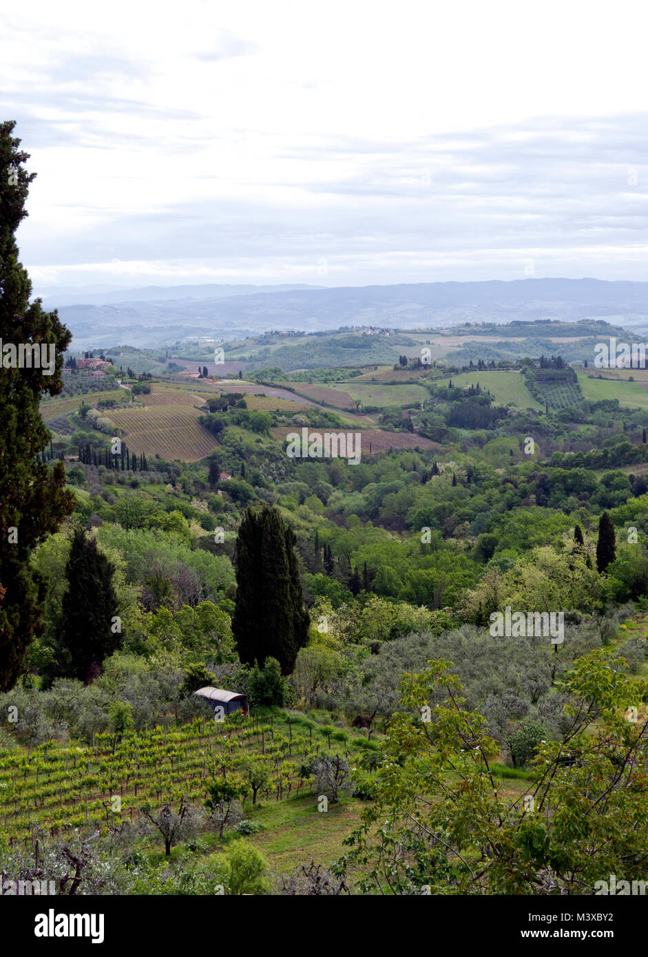 Tuscan hilltop view hi-res stock photography and images - Alamy