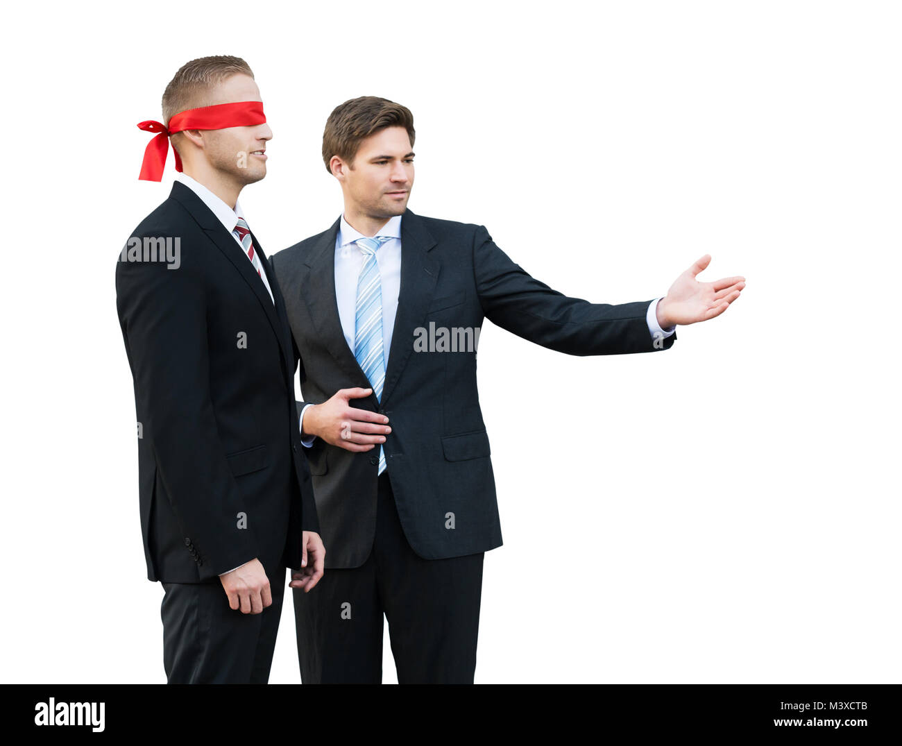 Blindfolded man Stock Photos - Page 1 : Masterfile