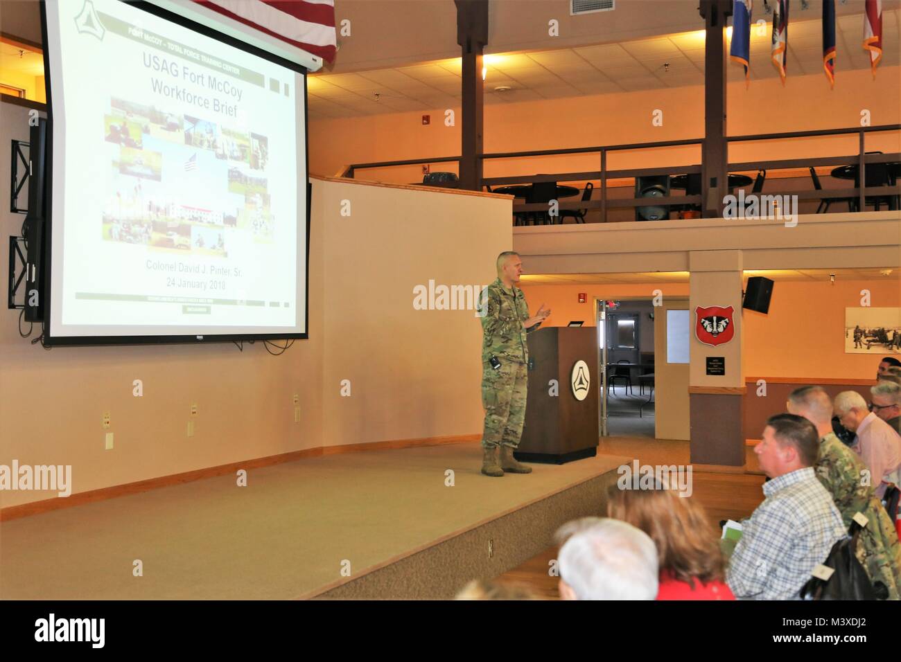 Garrison Commander Col. David J. Pinter Sr. provides his annual ...