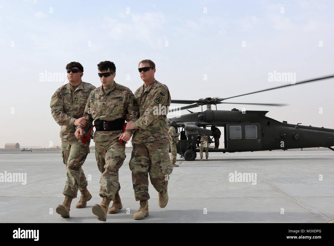 180126 A RW053 062 CAMP ARIFJAN Kuwait Spc Sean Morehart And Spc 