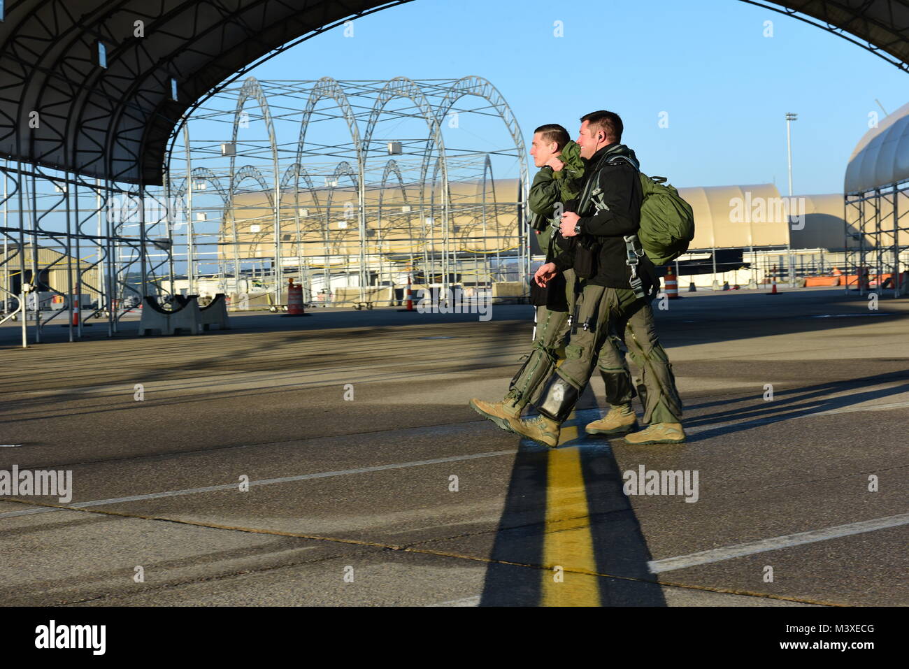 Maj. Wade Maulsby, 334th Fighter Squadron pilot, and 1st Lt. Mathew ...