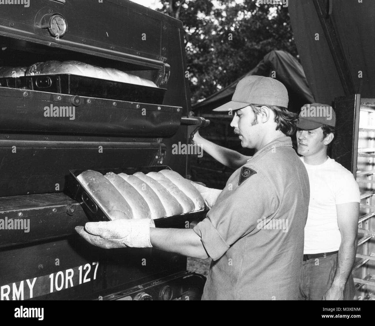 The bakery section of the 312th General Supply Company, Des Moines and