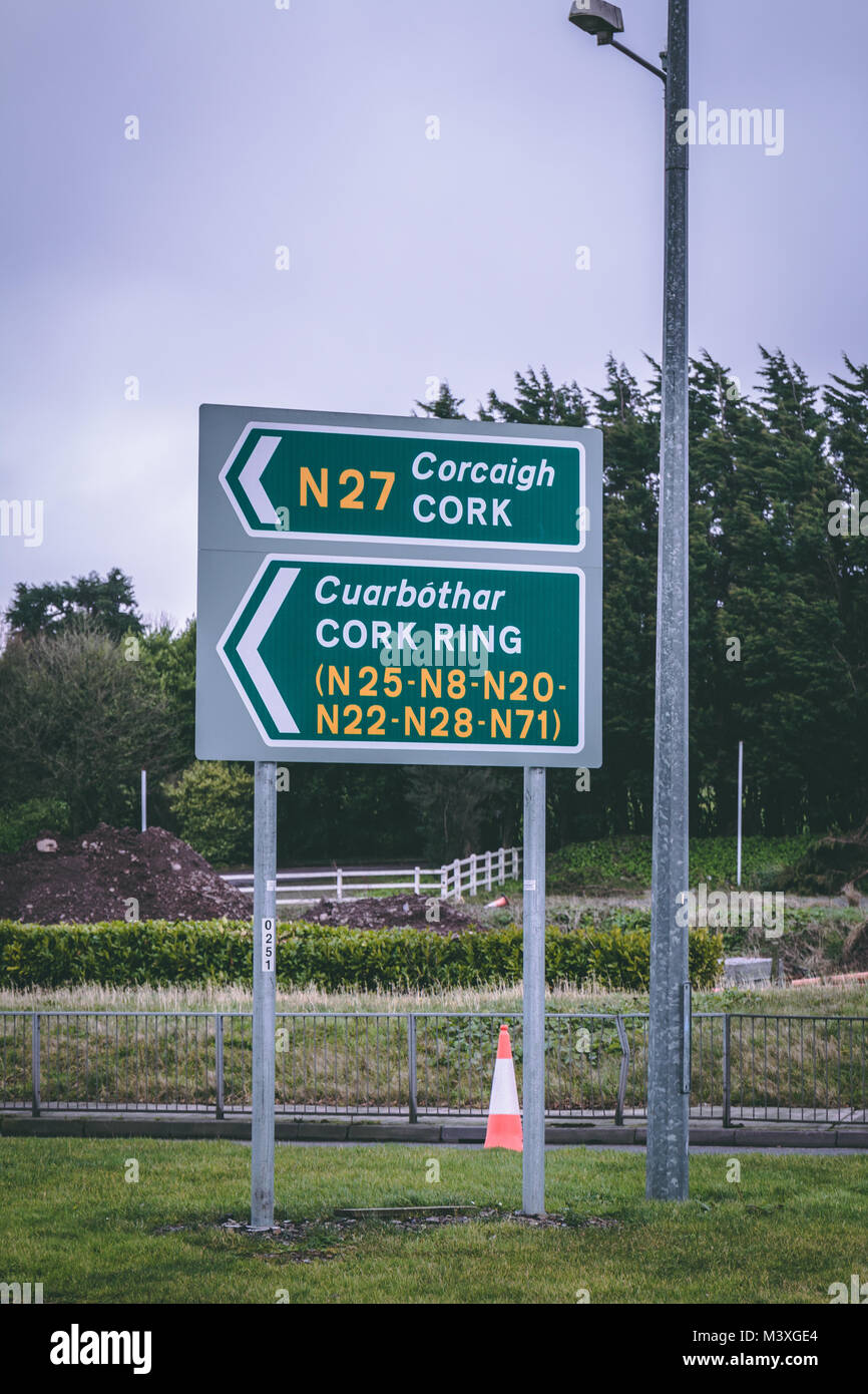 February 10th, 2018, Cork, Ireland Cork International Airport road