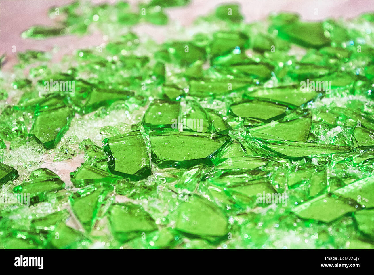 Pieces of broken candy glass ready for eating Stock Photo Alamy
