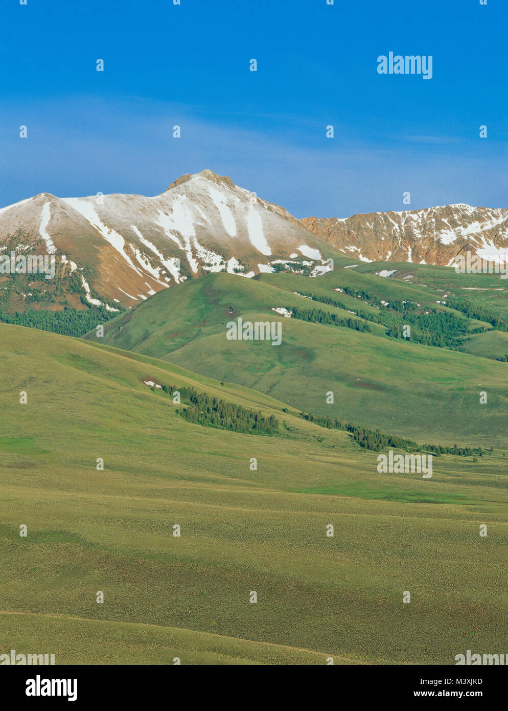 eighteenmile peak on the continental divide in the beaverhead mountains