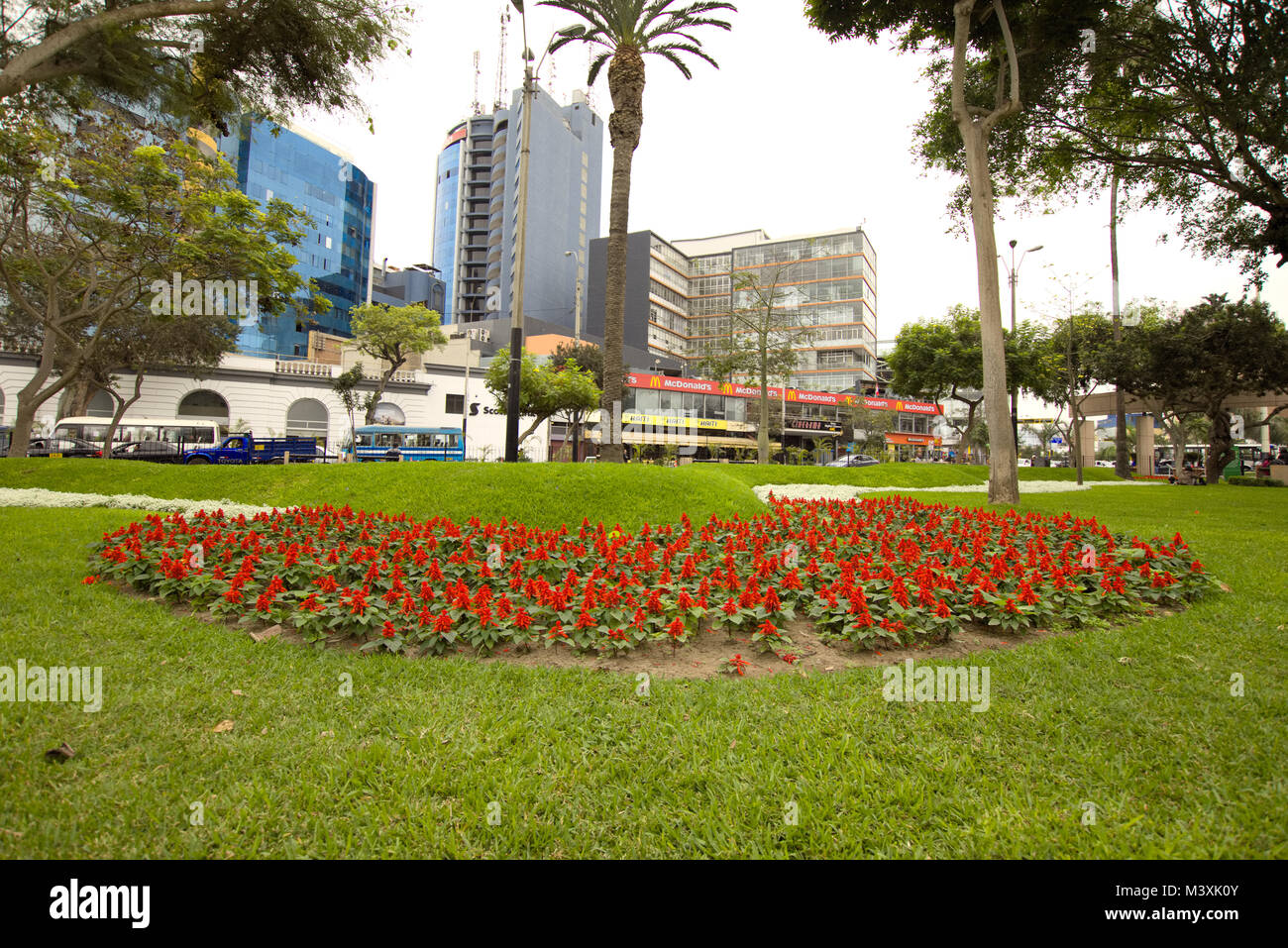 John F Kennedy Park Miraflores, Lima Peru Stock Photo