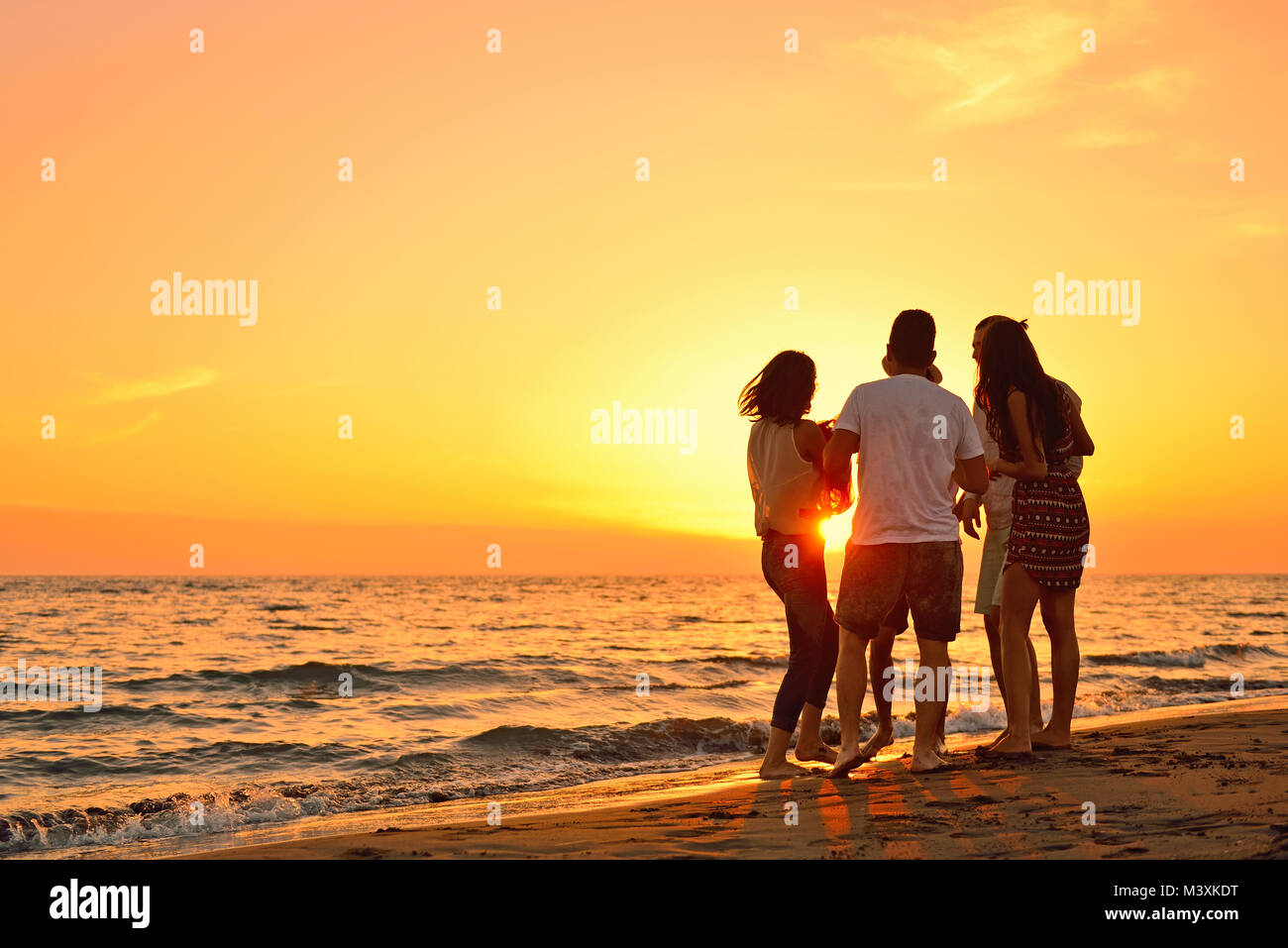 People Celebration Beach Party Summer Holiday Vacation Concept Stock Photo