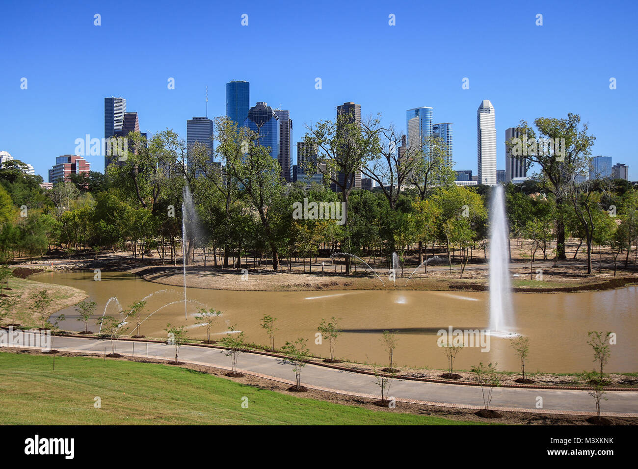 Houston skyline daytime hi-res stock photography and images - Alamy
