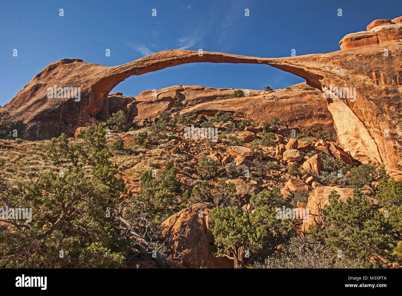 The Landscape Arch, Arches National Park Utah 3 Stock Photo