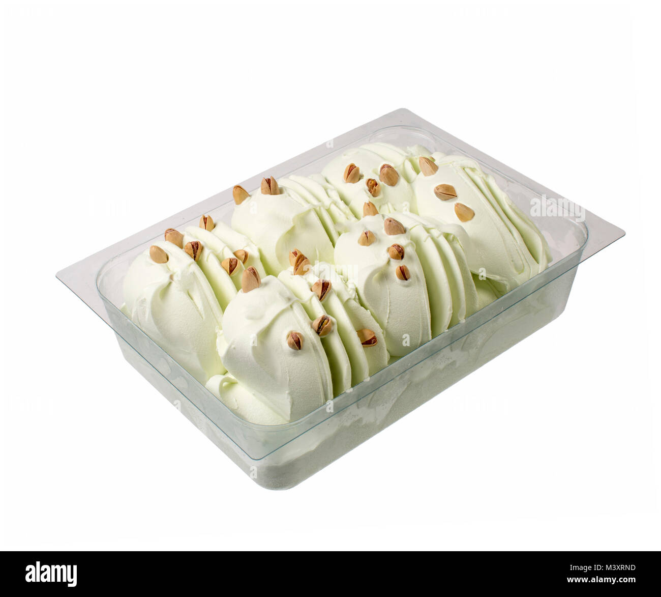 Pistachios Italian gelato ice cream Stock Photo Alamy