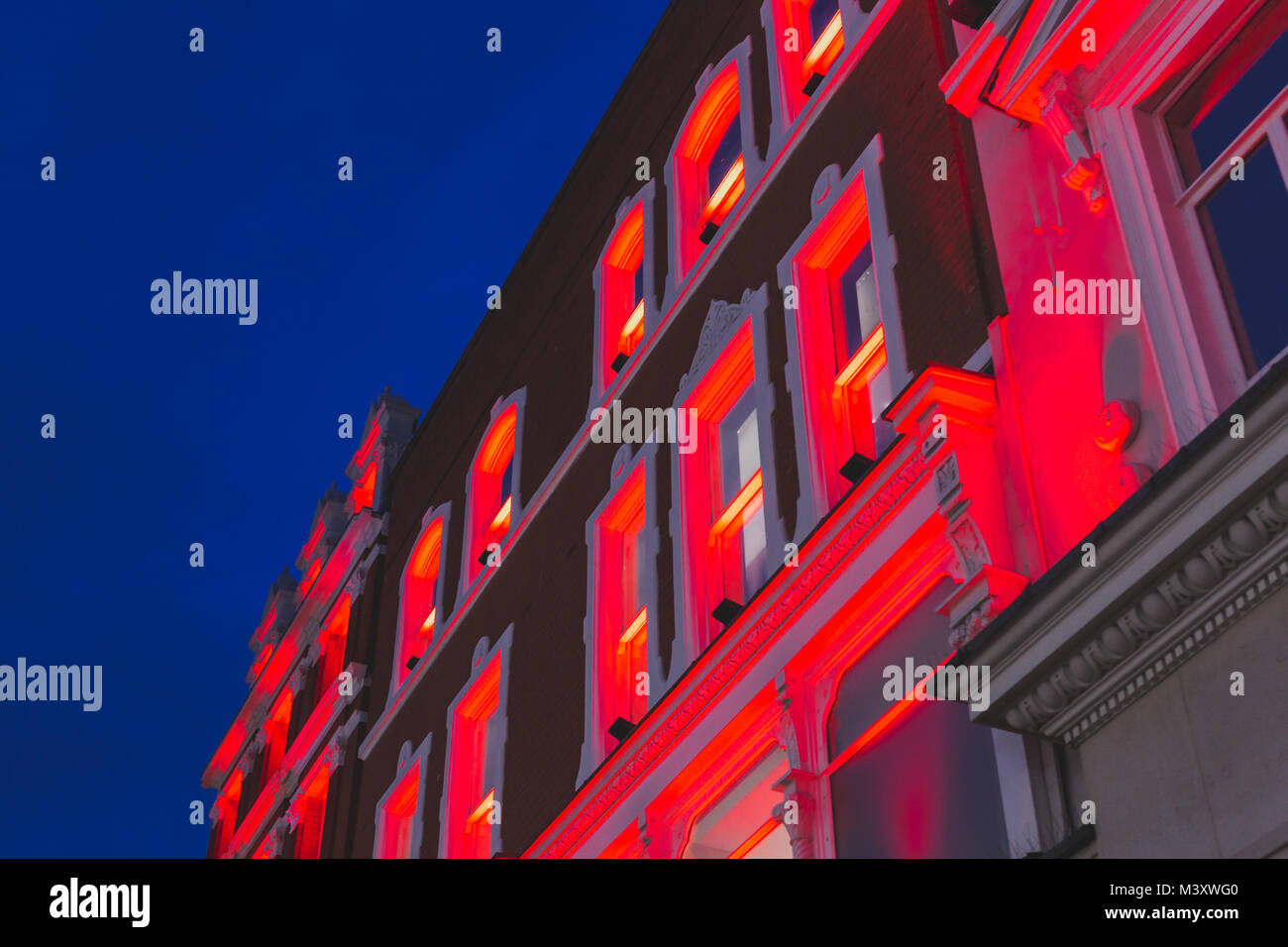 DUBLIN, IRELAND February 10th, 2018 buildings in Grafton Street in