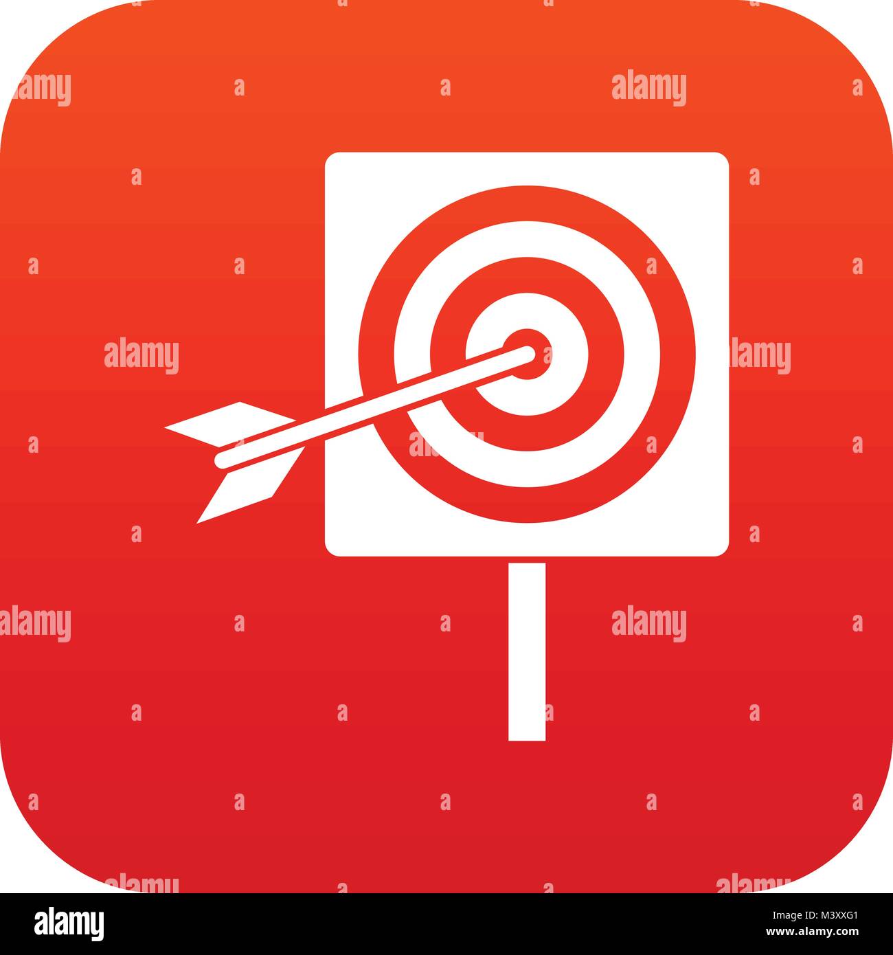 Darts icon digital red Stock Vector Image & Art - Alamy