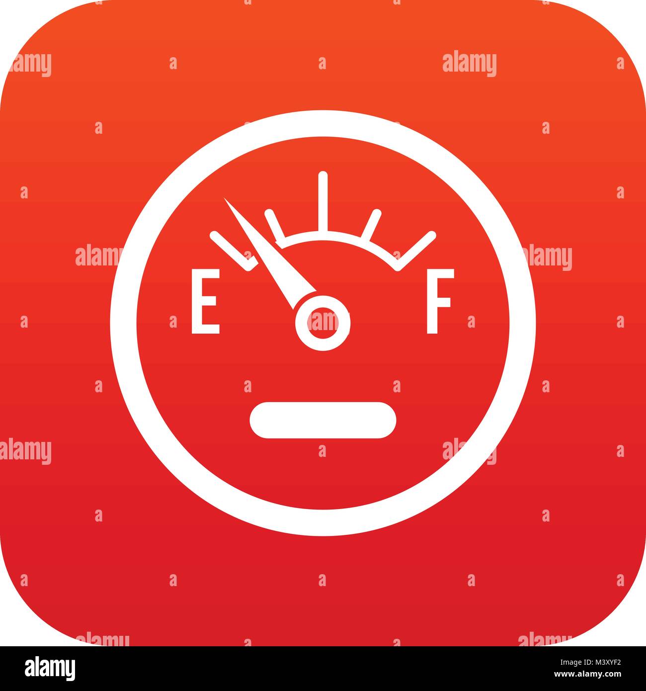 Fuel sensor icon digital red Stock Vector Image & Art Alamy