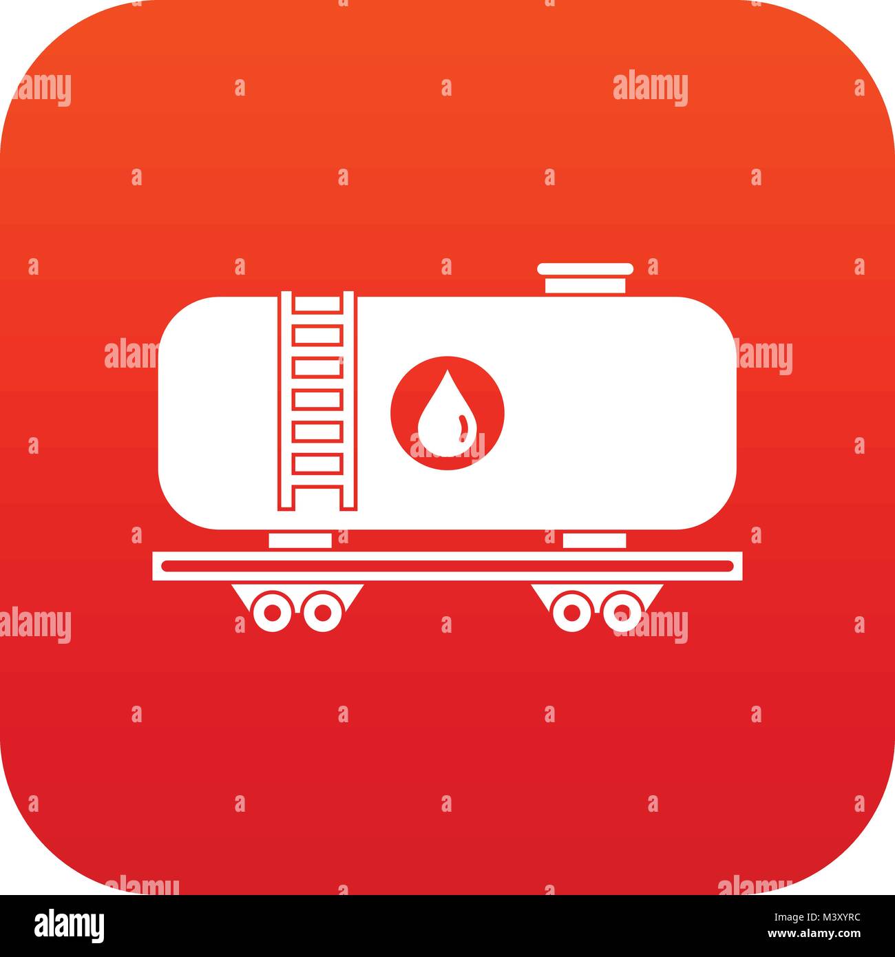 Red diesel storage tank Stock Vector Images - Alamy