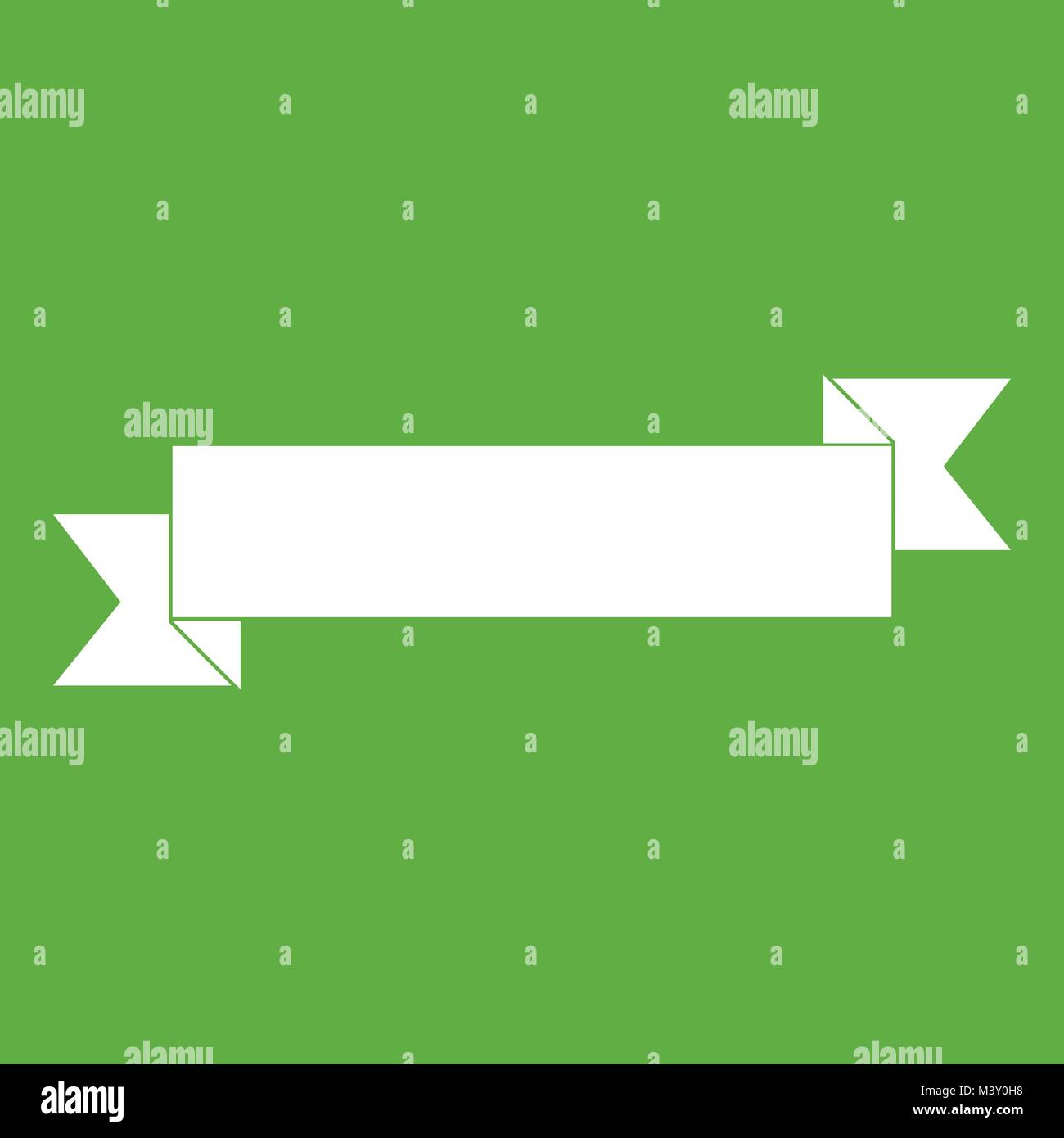 Origami ribbon icon green Stock Vector Image & Art - Alamy