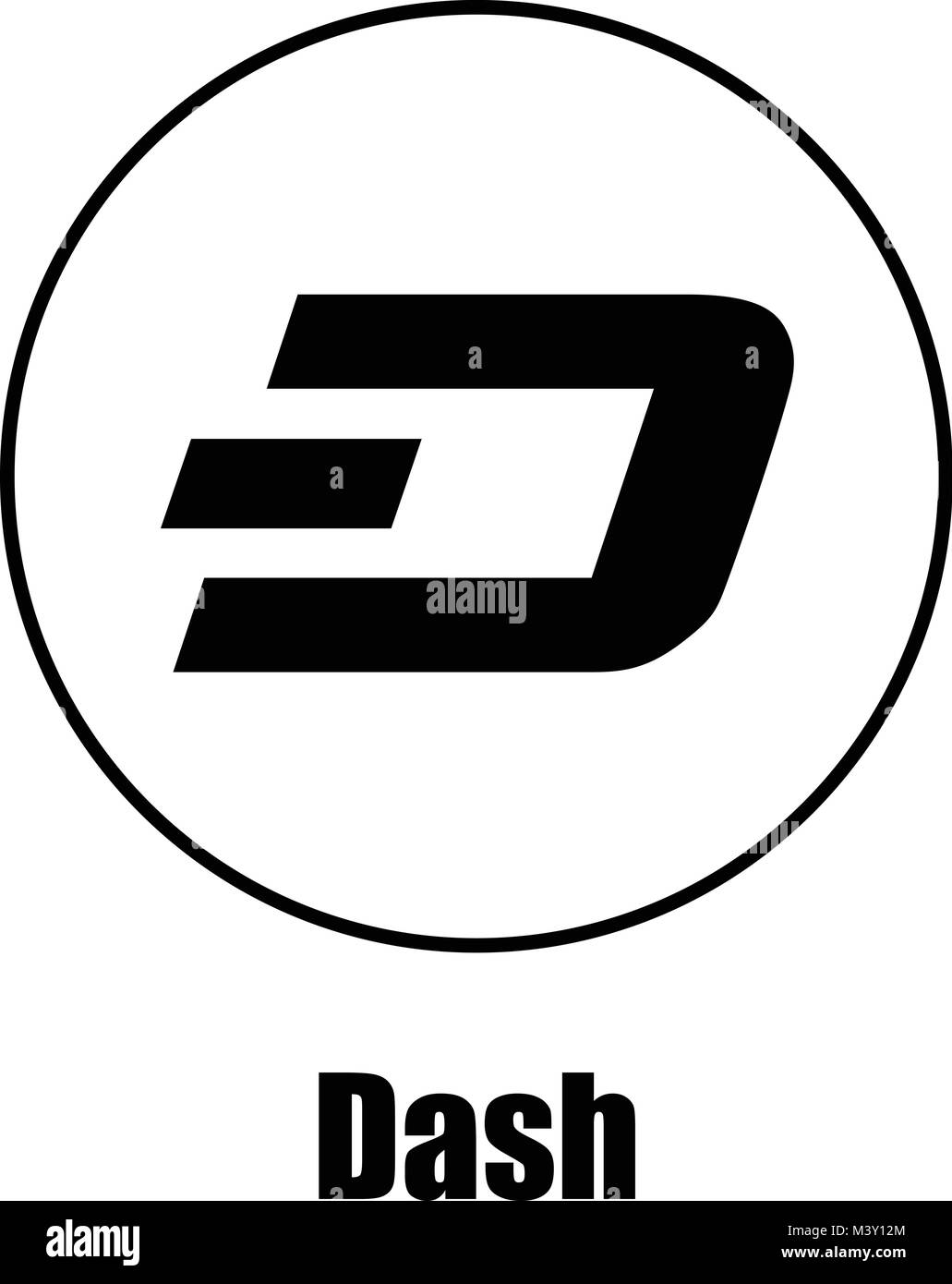 Dash icon, simple style Stock Vector Image & Art Alamy