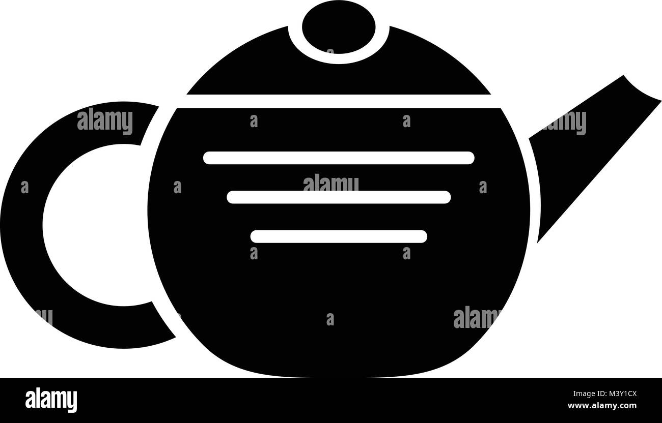 Chinese teapot icon, simple style Stock Vector Image & Art Alamy