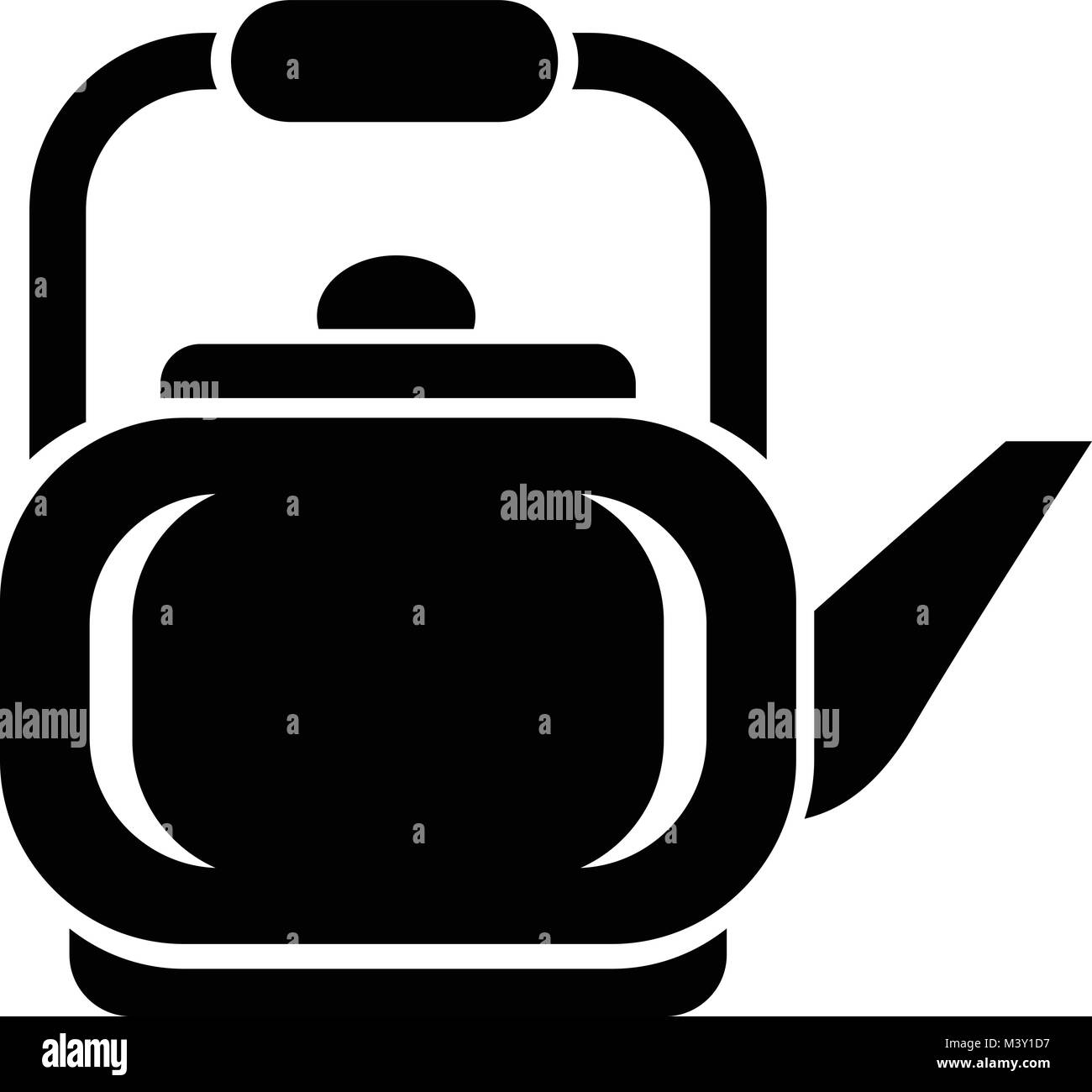 Beautiful teapot icon, simple style Stock Vector Image & Art - Alamy