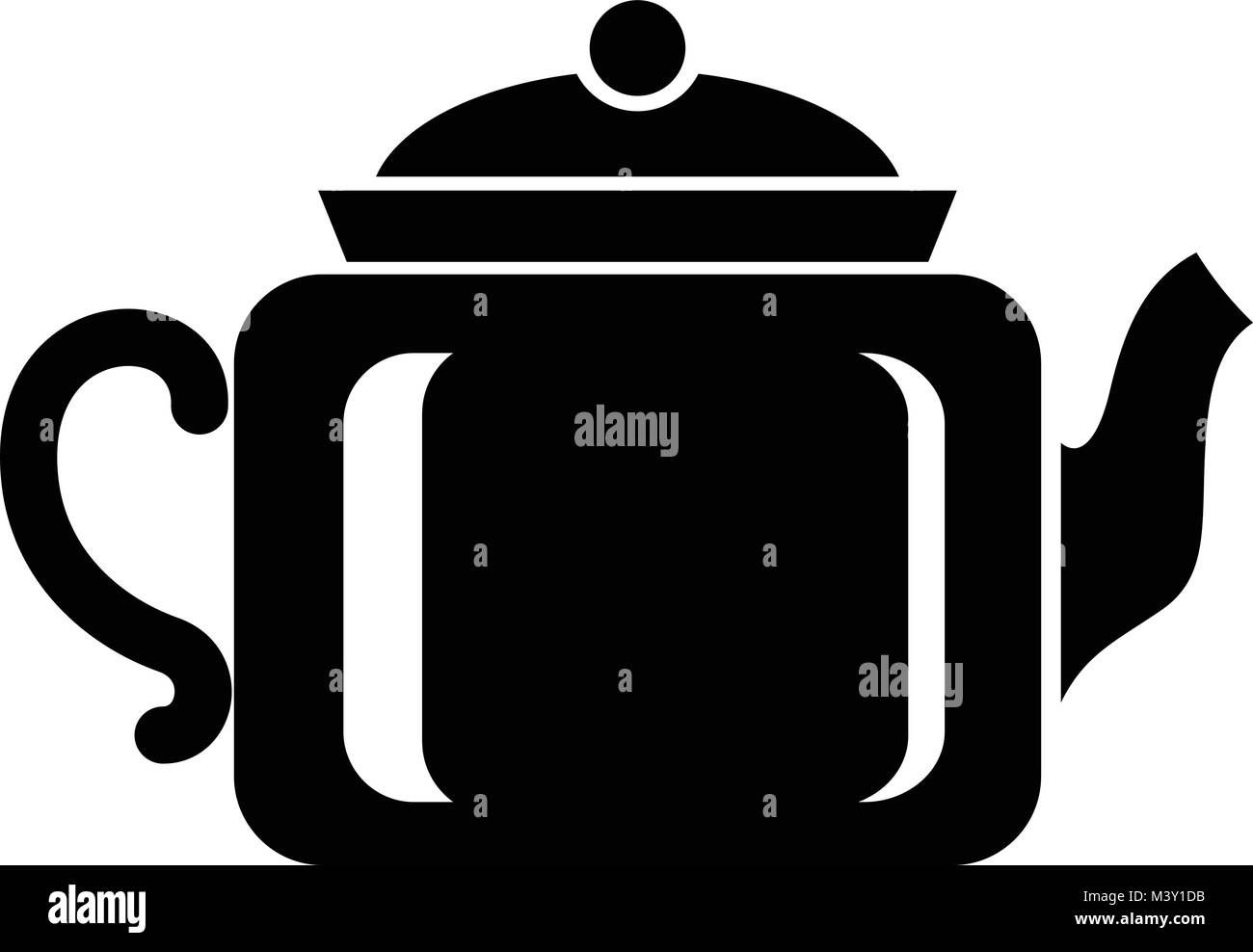 Ceramic kettle icon, simple style Stock Vector Image & Art - Alamy