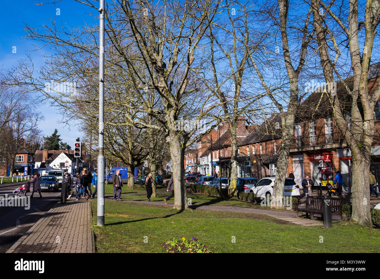 Harpenden is a small commuter town in Hertfordshire, England, U.K Stock