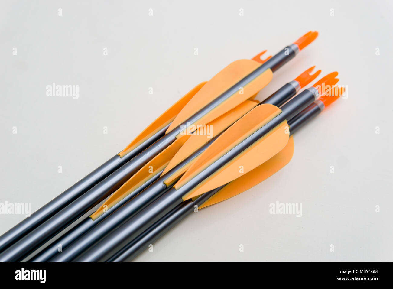 isolated arrows on textured white background Stock Photo - Alamy
