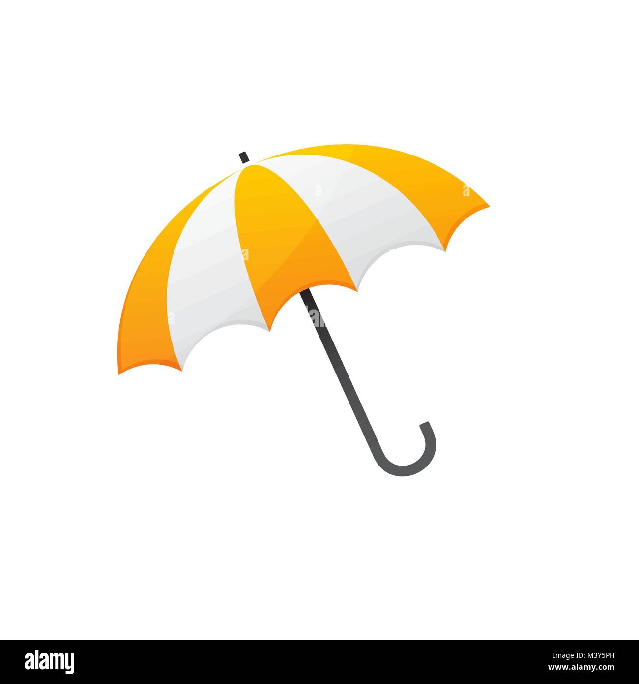 yellow white umbrella Stock Vector Image & Art Alamy